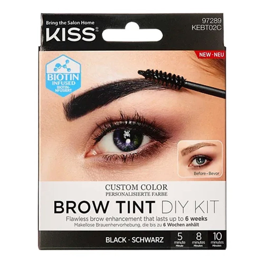 Kiss Brow Tint DIY Kit Black KEBT02C - Easy Pharmacy LLC