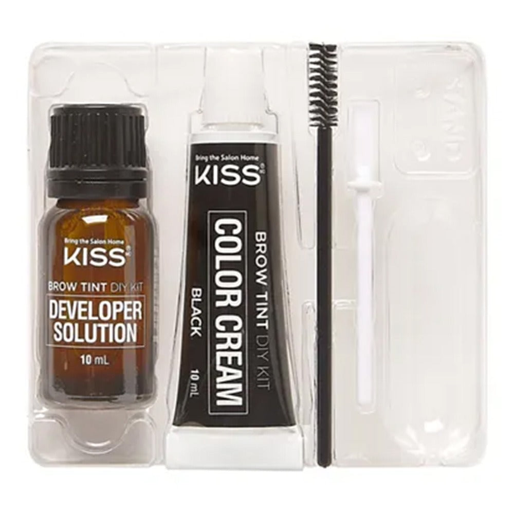 Kiss Brow Tint DIY Kit Black KEBT02C - Easy Pharmacy LLC