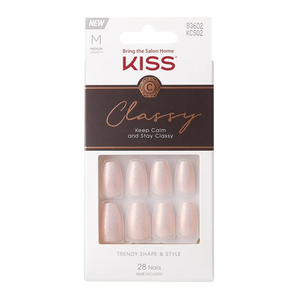 Kiss Classy Trendy Shape & Style Medium Nails 28's KCS02 - Easy Pharmacy LLC