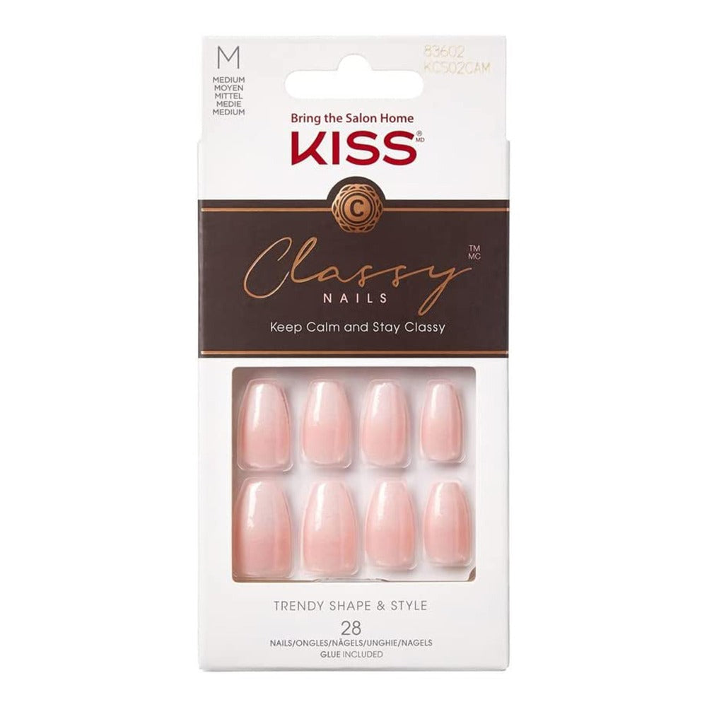 Kiss Classy Trendy Shape & Style Nails Medium 28's KCS02C - Easy Pharmacy LLC