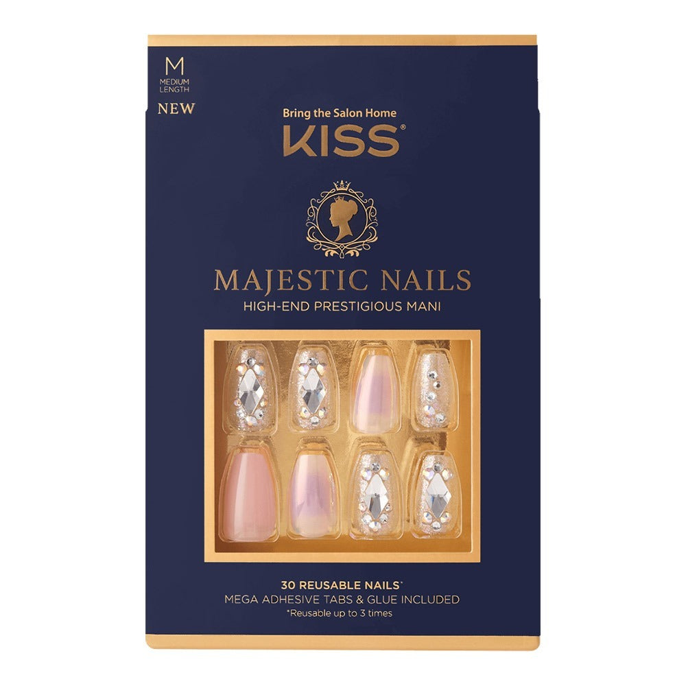 Kiss Majestic Nails High-End Prestigious Mani Medium 30's KM - Easy Pharmacy LLC