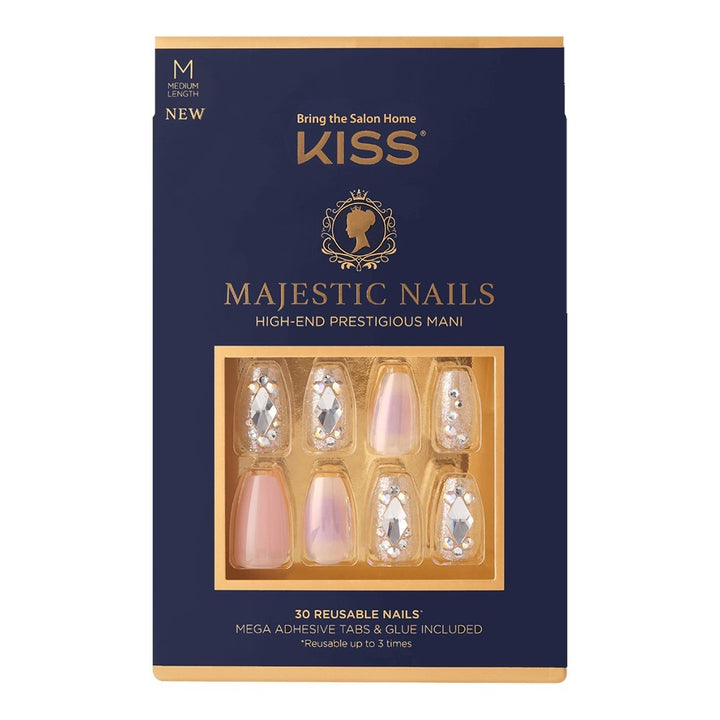 Kiss Majestic Nails High-End Prestigious Mani Medium 30's KM - Easy Pharmacy LLC