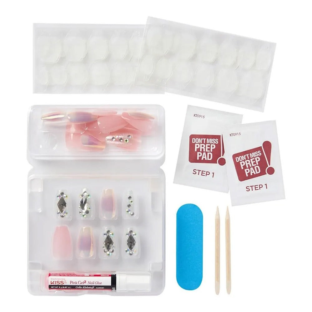 Kiss Majestic Nails High-End Prestigious Mani Medium 30's KM - Easy Pharmacy LLC