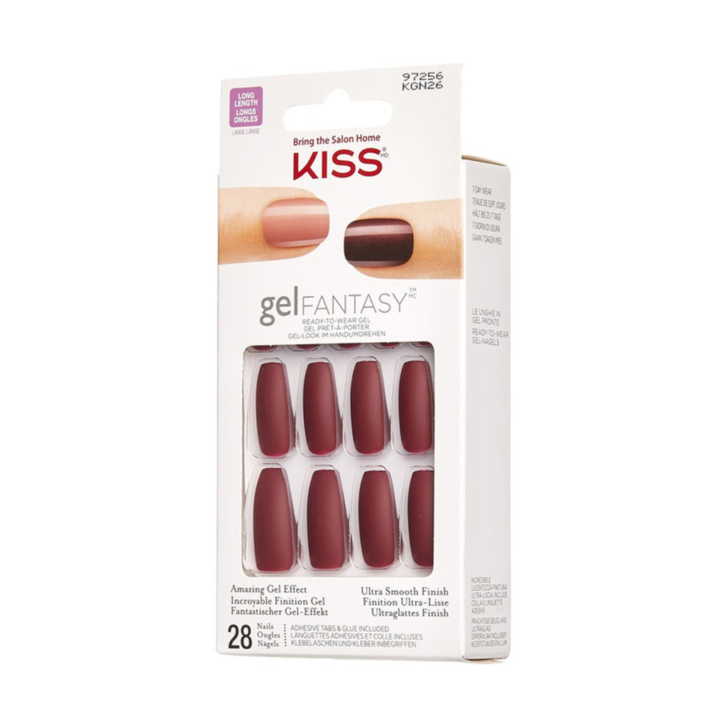 Kiss Gel Fantasy Nails Large KGN26C 28's - Easy Pharmacy LLC