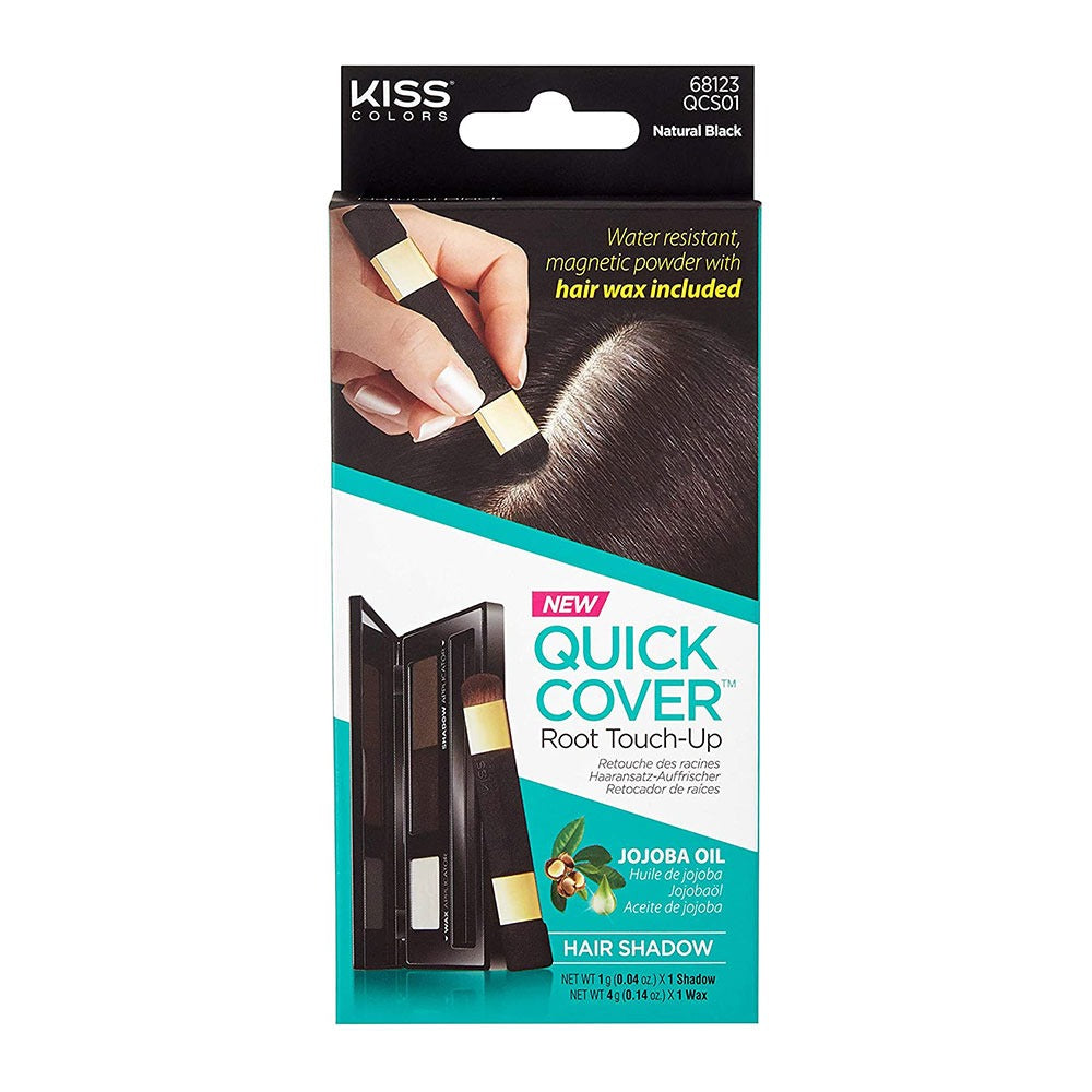 Kiss Colors Quick Cover Root Touch-Up Hair Shadow Natural Black - Easy Pharmacy LLC