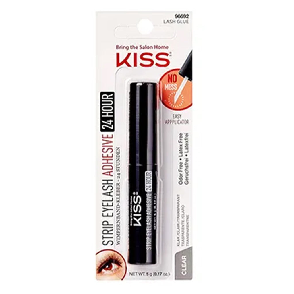 Kiss Strip Eyelash 24 Hour Adhesive Clear 5 g KEHG01C 1's - Easy Pharmacy LLC