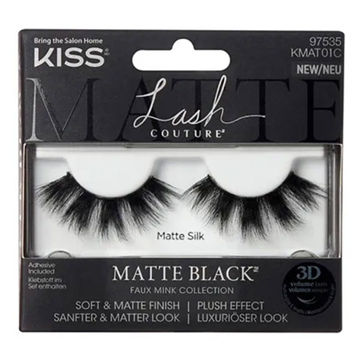 Kiss Lash Couture Faux Mink Collection Silk Matte Black - Easy Pharmacy LLC