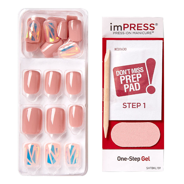 Kiss imPRESS Press On Manicure Miracle Short KIM014C 30's - Easy Pharmacy LLC