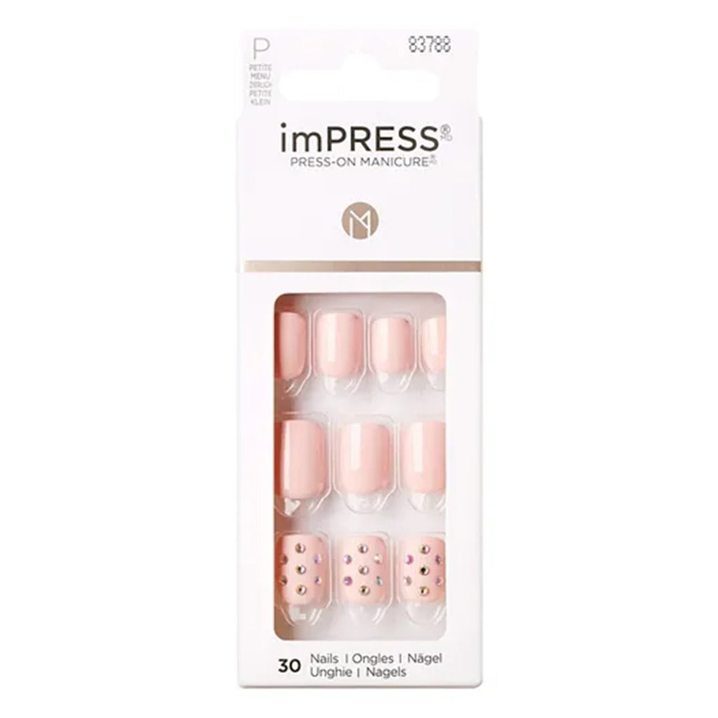 Kiss imPRESS Press On Manicure Nail Secrets Petite KIMP01C 30's - Easy Pharmacy LLC