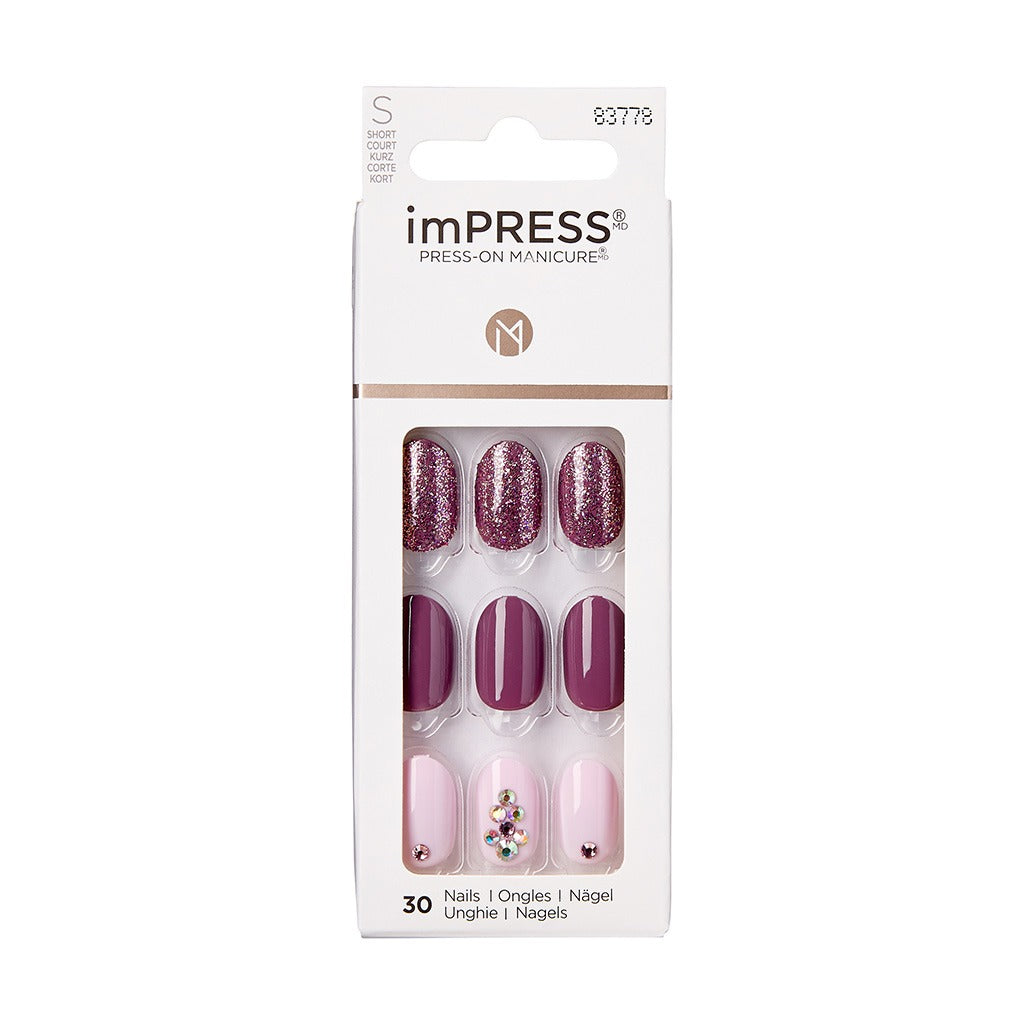 Kiss imPRESS Press On Manicure Reset Short KIM017C 30's - Easy Pharmacy LLC