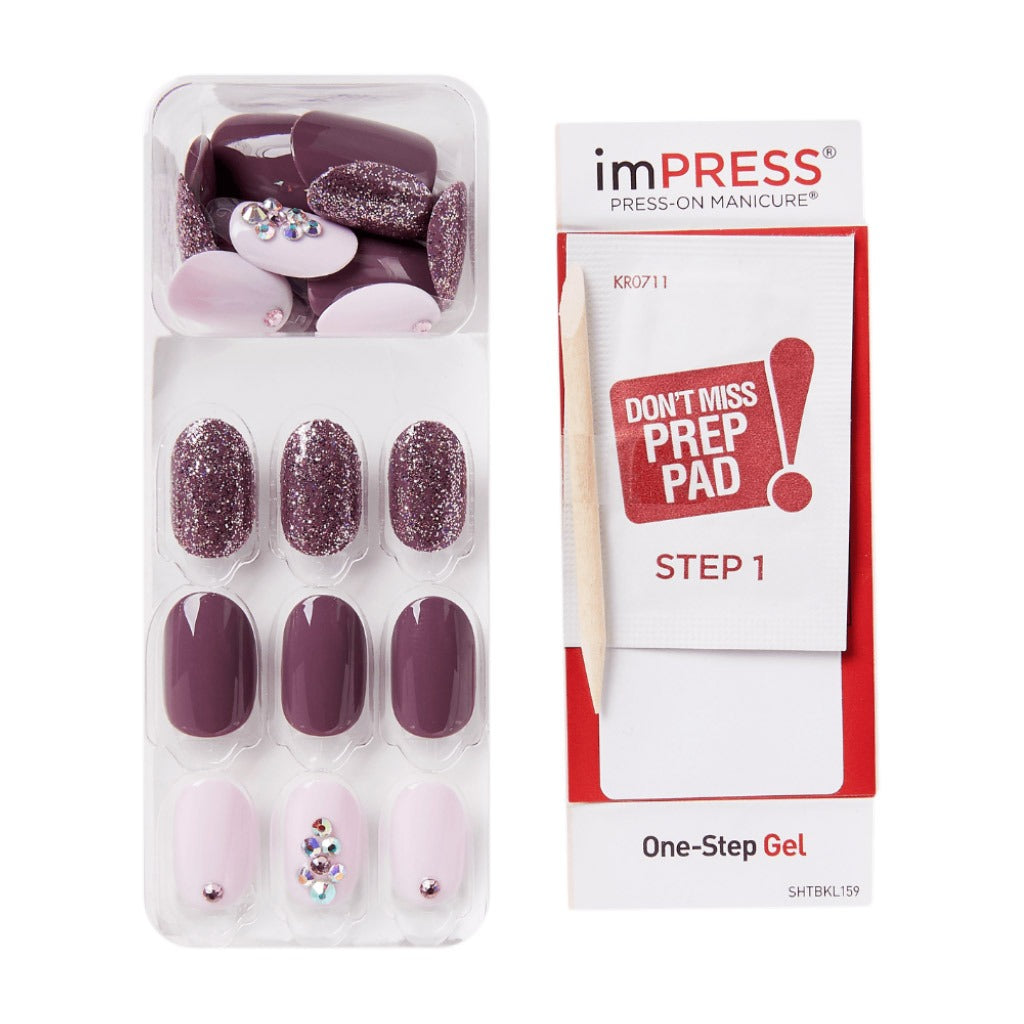Kiss imPRESS Press On Manicure Reset Short KIM017C 30's - Easy Pharmacy LLC