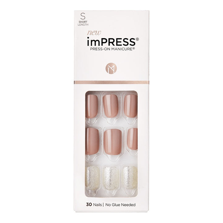 Kiss imPRESS Press On Manicure One More Chance Short 30's - Easy Pharmacy LLC