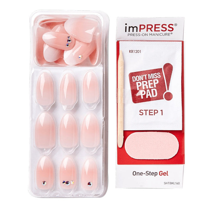 Kiss imPRESS Press On Manicure Awestruck Medium 30's - Easy Pharmacy LLC