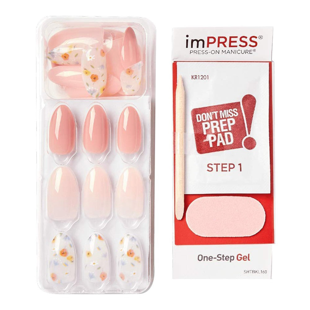Kiss imPRESS Press On Manicure One Fine Day Medium 30's - Easy Pharmacy LLC