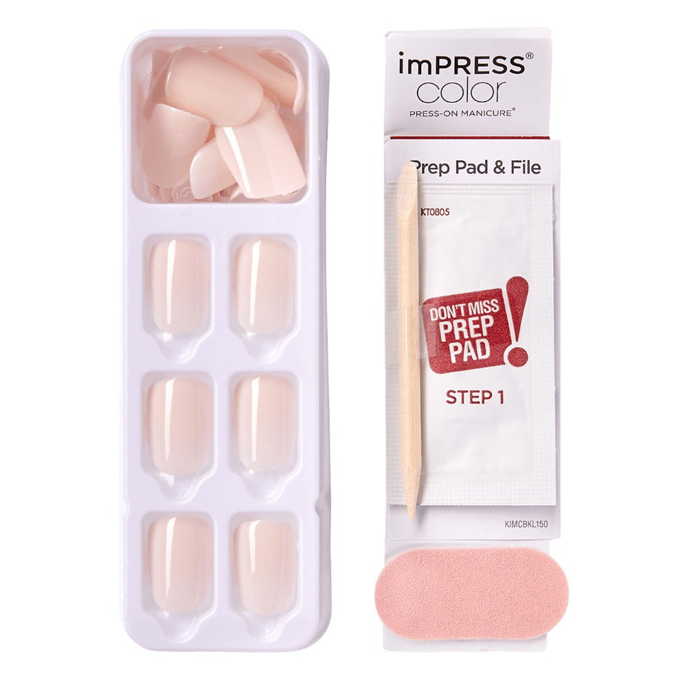 Kiss imPRESS Color Press On Manicure Point Pink 30's - Easy Pharmacy LLC