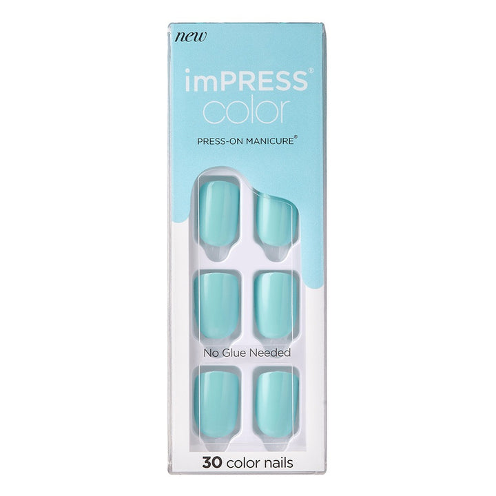 Kiss imPRESS Color Press On Manicure Mint To Be 30's - Easy Pharmacy LLC