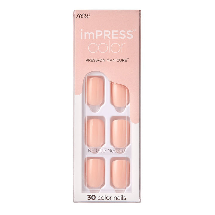 Kiss imPRESS Color Press On Manicure Peevish Pink 30's - Easy Pharmacy LLC