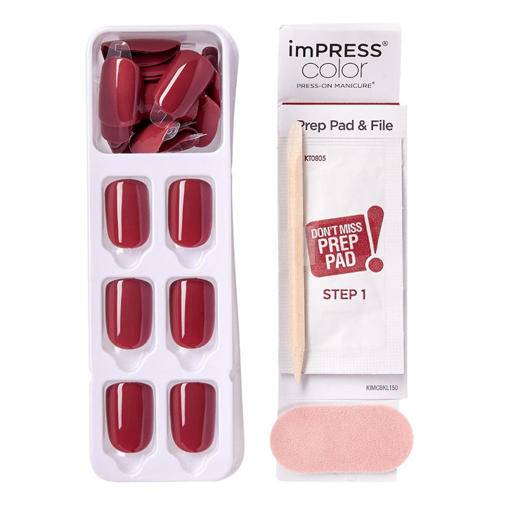 Kiss imPRESS Color Press On Manicure Espress Yourself 30's - Easy Pharmacy LLC
