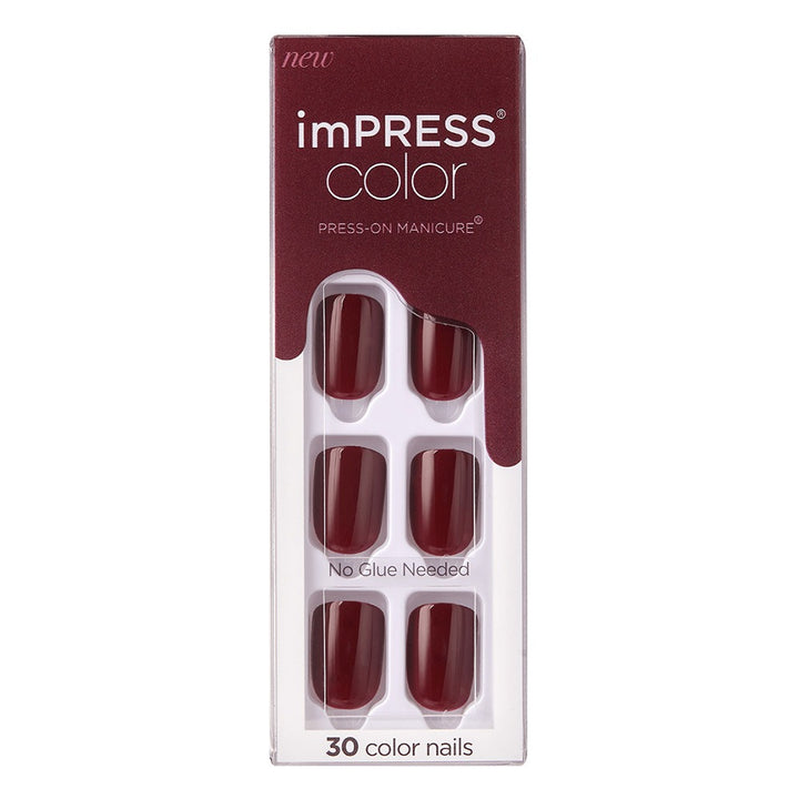 Kiss imPRESS Color Press On Manicure I'm Not A Cinna 30's - Easy Pharmacy LLC