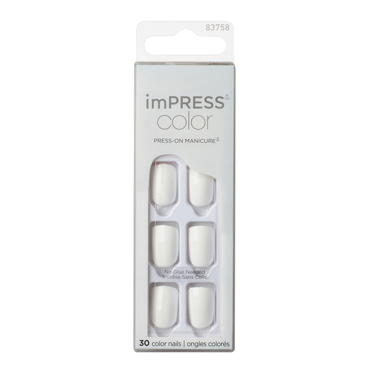 Kiss imPRESS Color Press On Manicure Frosting 30's - Easy Pharmacy LLC