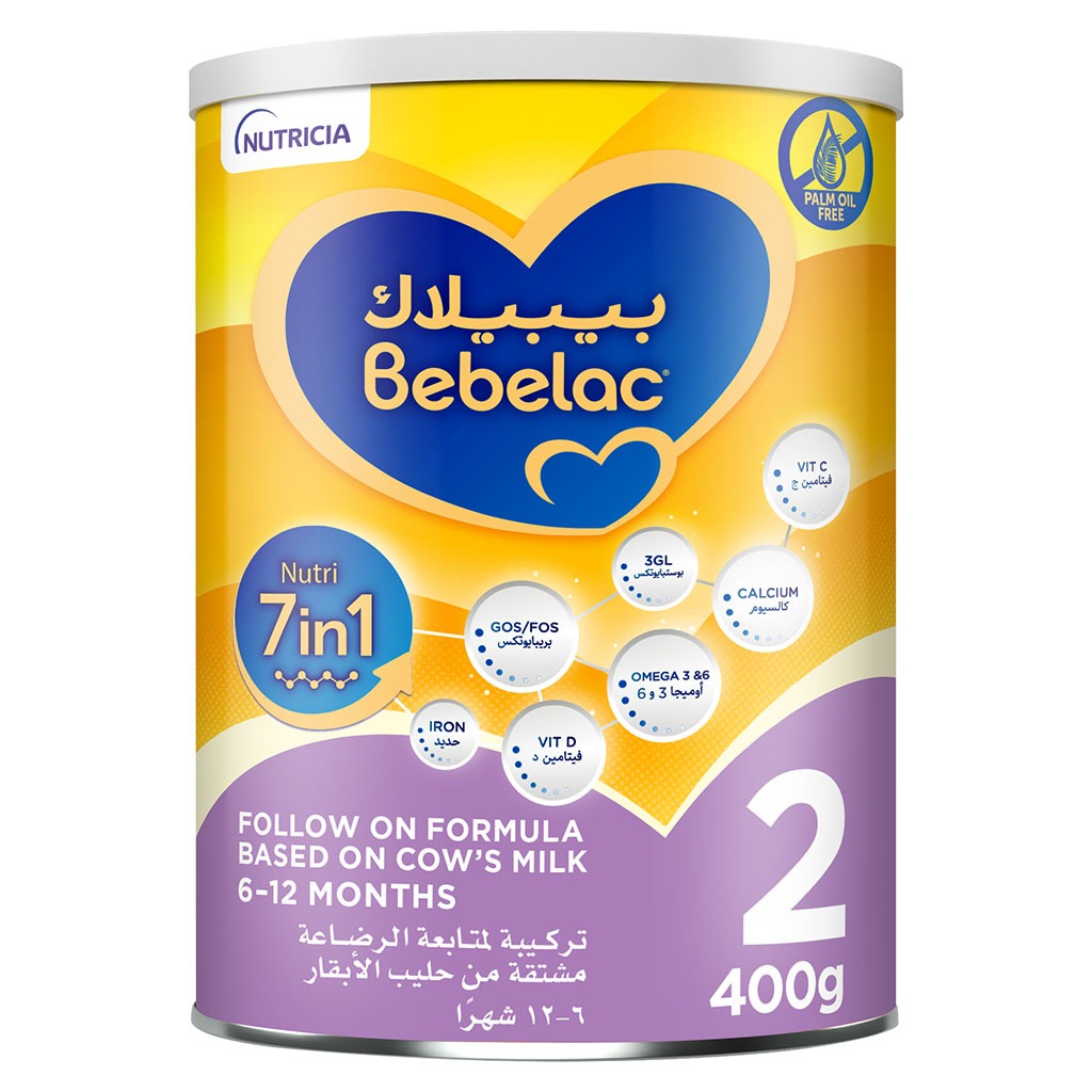 Bebelac Nutri 7 In 1 Stage 2 Infant Milk Formula For 6 To 12 Months 400g - Easy Pharmacy LLC