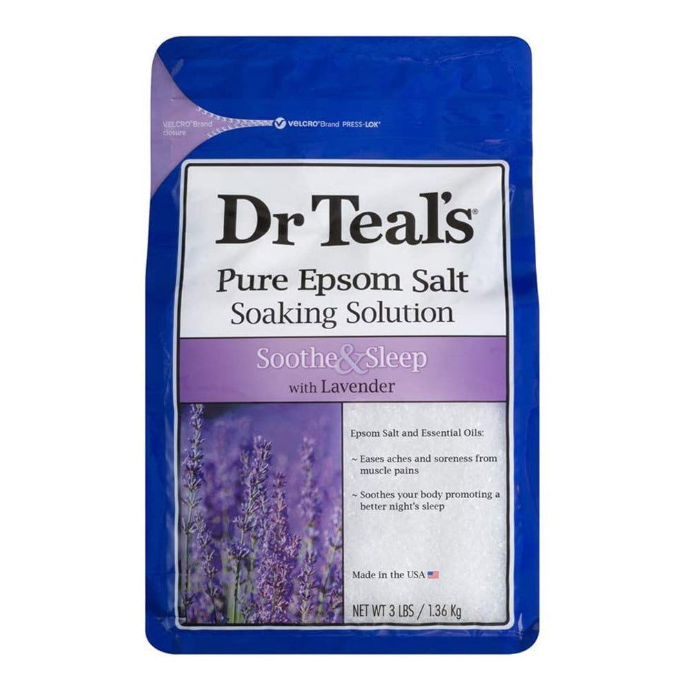 Dr Teal's Pure Epsom Salt Soaking Solution With Lavender 1.36 Kg - Easy Pharmacy LLC