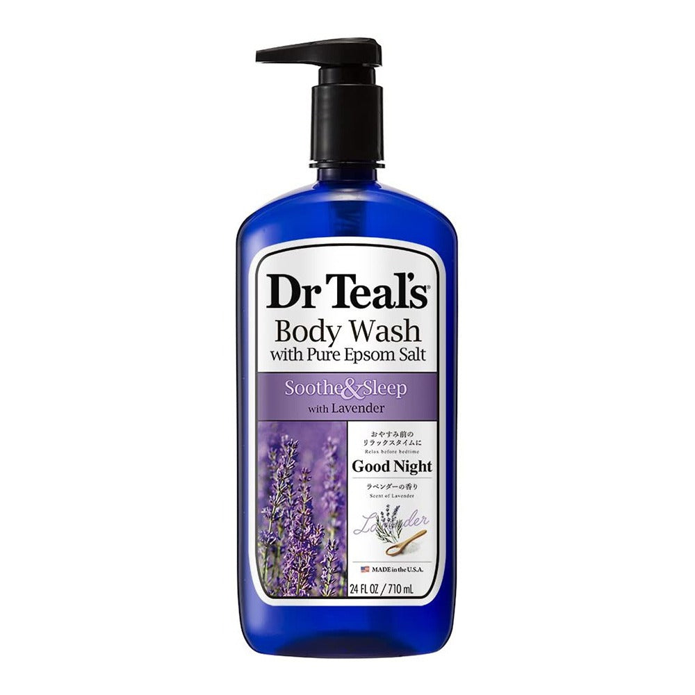 Dr Teal's Pure Epsom Salt Body Wash With Lavender 710 mL - Easy Pharmacy LLC