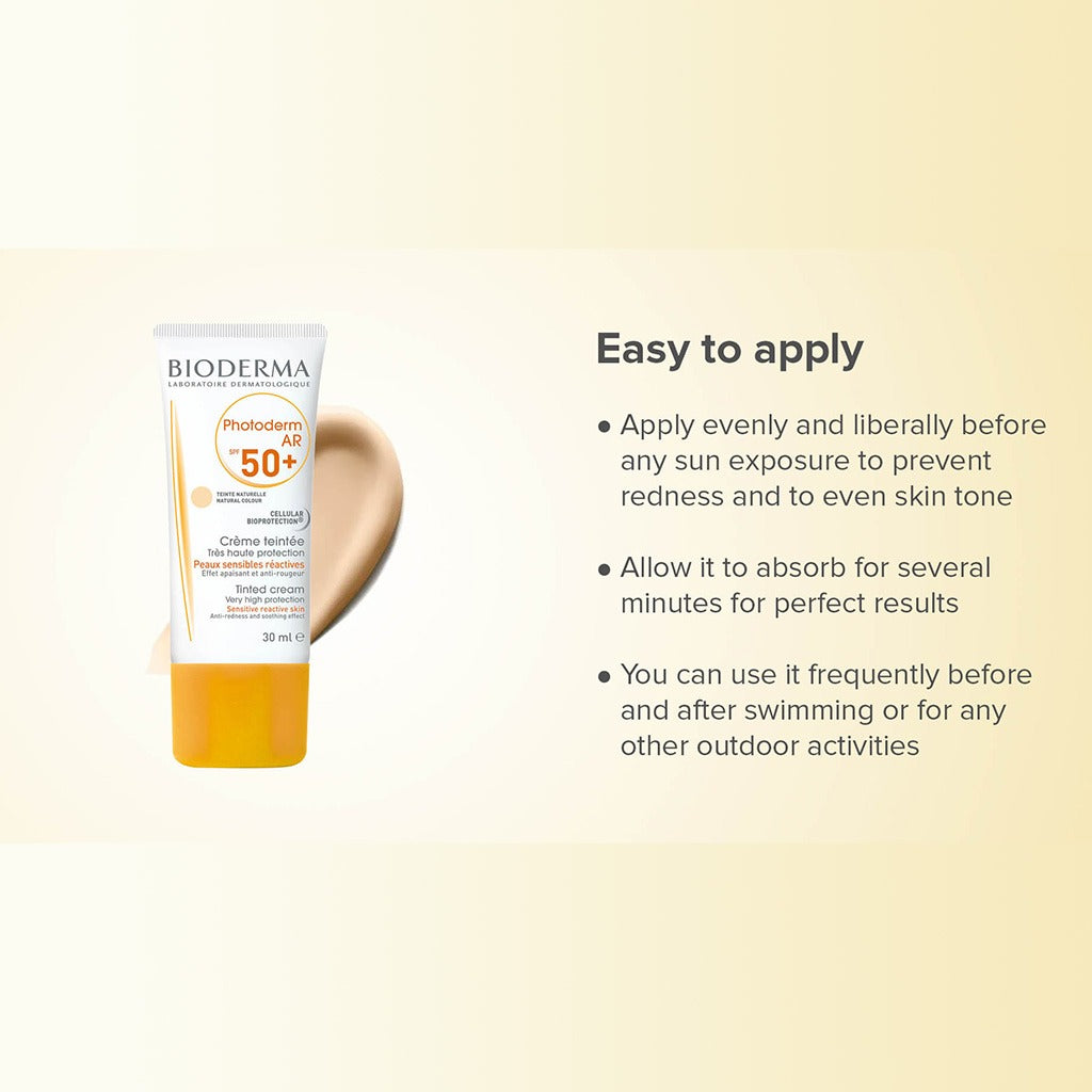 Bioderma Photoderm AR SPF50+ Natural Tinted Sun Cream 30 mL - Easy Pharmacy LLC