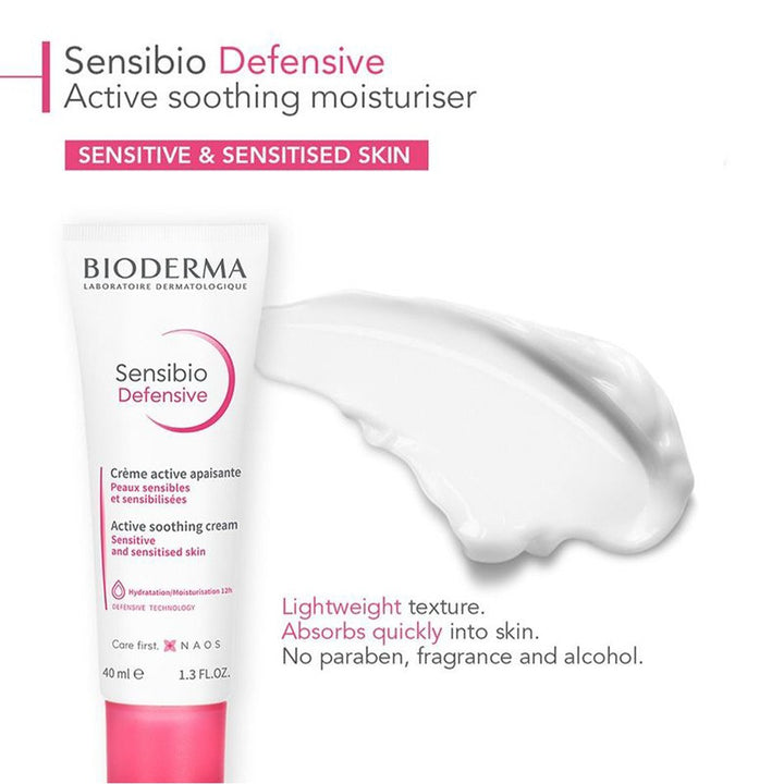 Bioderma Sensibio Defensive Light Active Soothing Cream 40 mL - Easy Pharmacy LLC