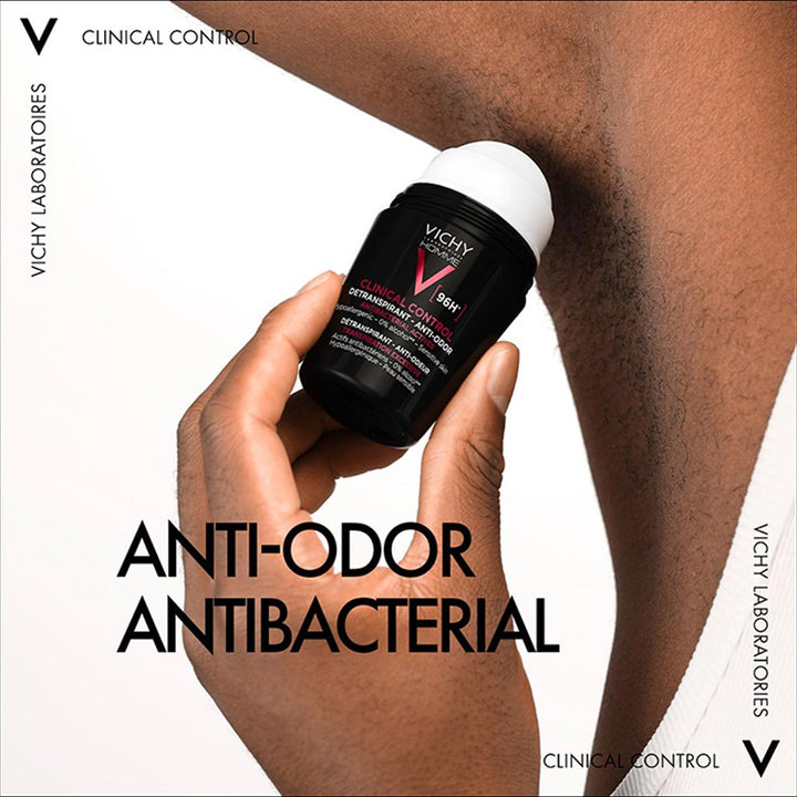 Vichy 96 Hour Clinical Control Dry Touch Anti-Odour Deodorant Roll-On For Men 50ml - Easy Pharmacy LLC