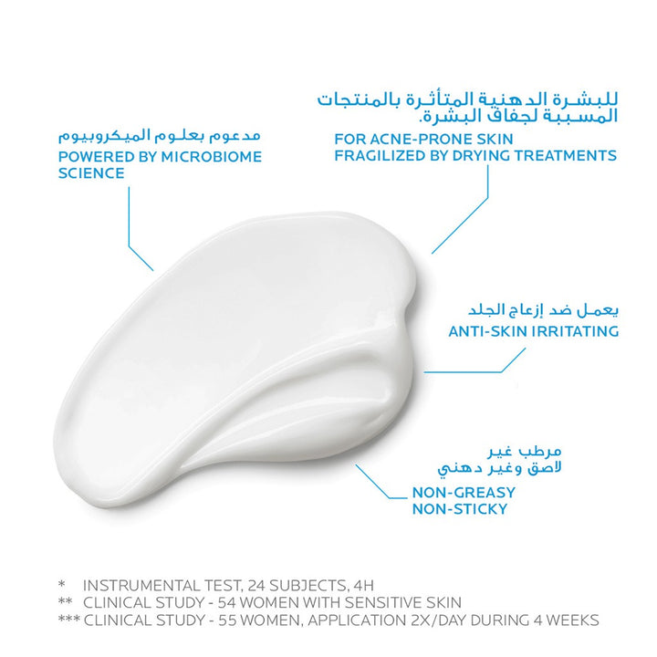 La Roche-Posay Effaclar H Isobiome Moisturizing Cream For Oily & Acne Prone Skin 40ml - Easy Pharmacy LLC