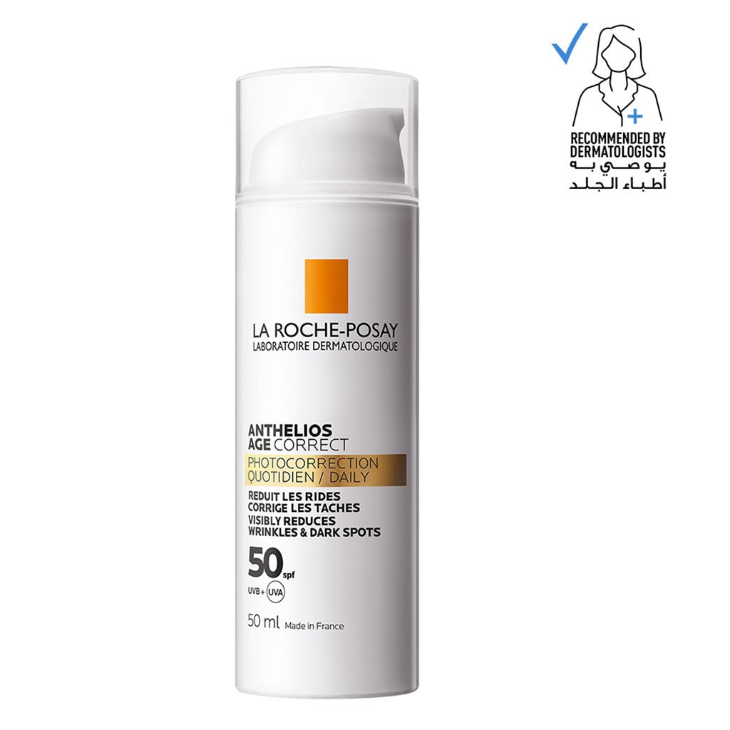 La Roche Posay Anthelios Age Correct SPF50 Anti-Ageing Invisible Sunscreen With Niacinamide 50ml - Easy Pharmacy LLC