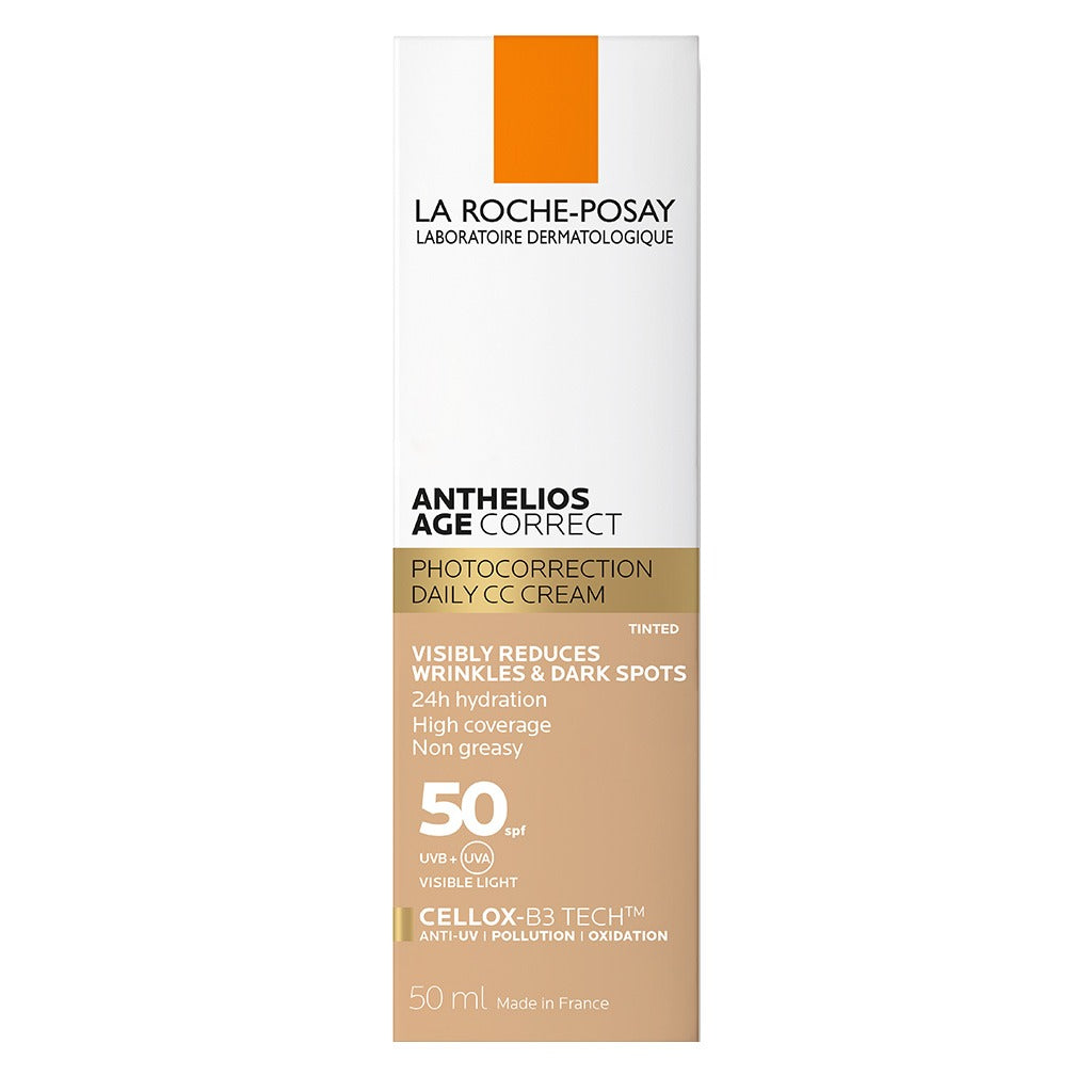 La Roche Posay Anthelios Age Correct SPF50 Tinted Anti-Ageing Invisible Sunscreen With Niacinamide 50ml - Easy Pharmacy LLC