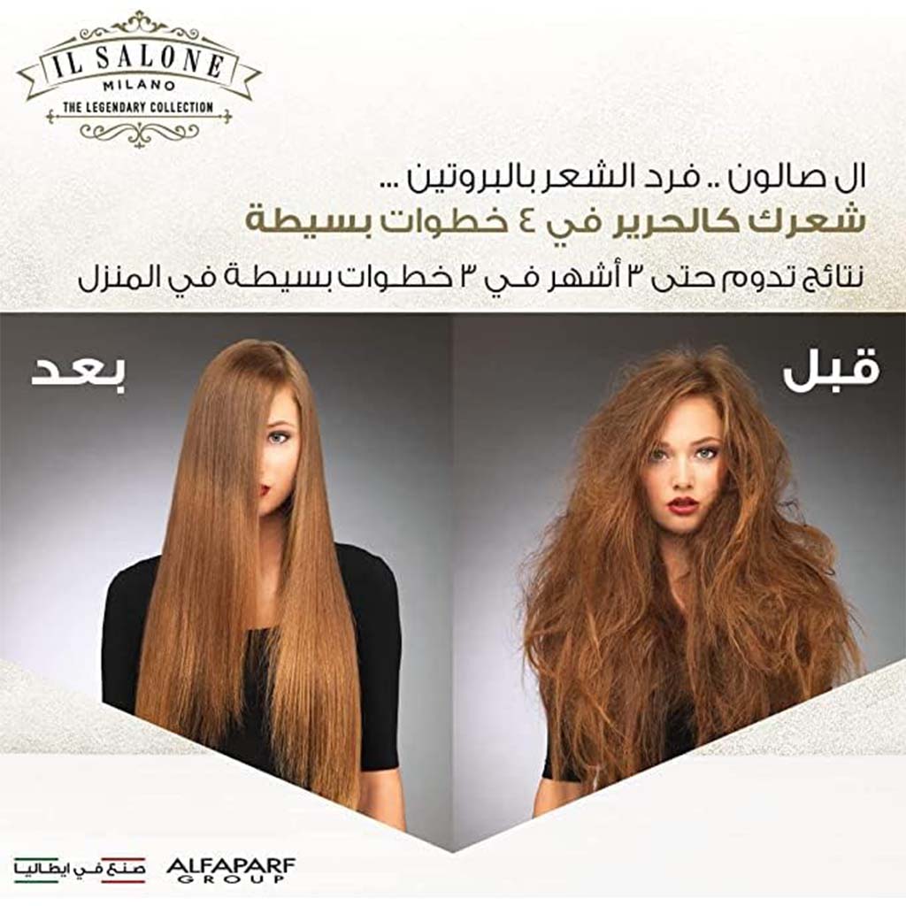 Alfaparf IL Salone Milano Semi Permanent Hair Straightening Treatment Kit With Keratin & Argan Oil Kit For Damaged Hair - Easy Pharmacy LLC