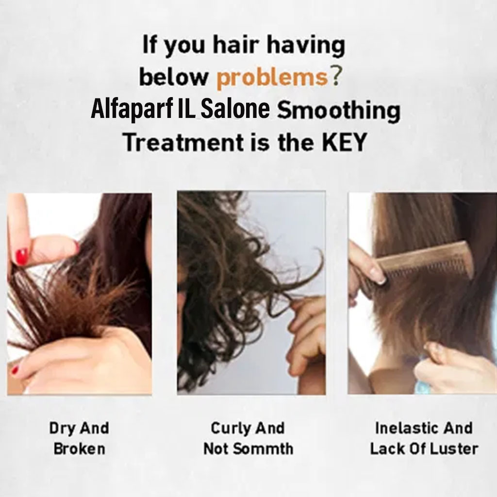 Alfaparf IL Salone Milano Semi Permanent Hair Straightening Treatment Kit With Keratin & Argan Oil Kit For Damaged Hair - Easy Pharmacy LLC