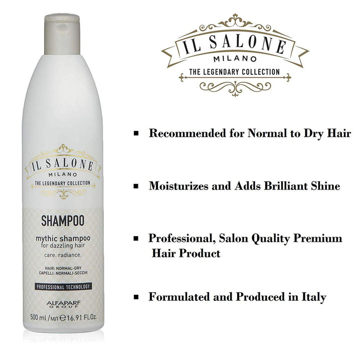 Alfaparf IL Salone Milano Mythic Protein Shampoo For Normal & Dry Hair 500ml - Easy Pharmacy LLC