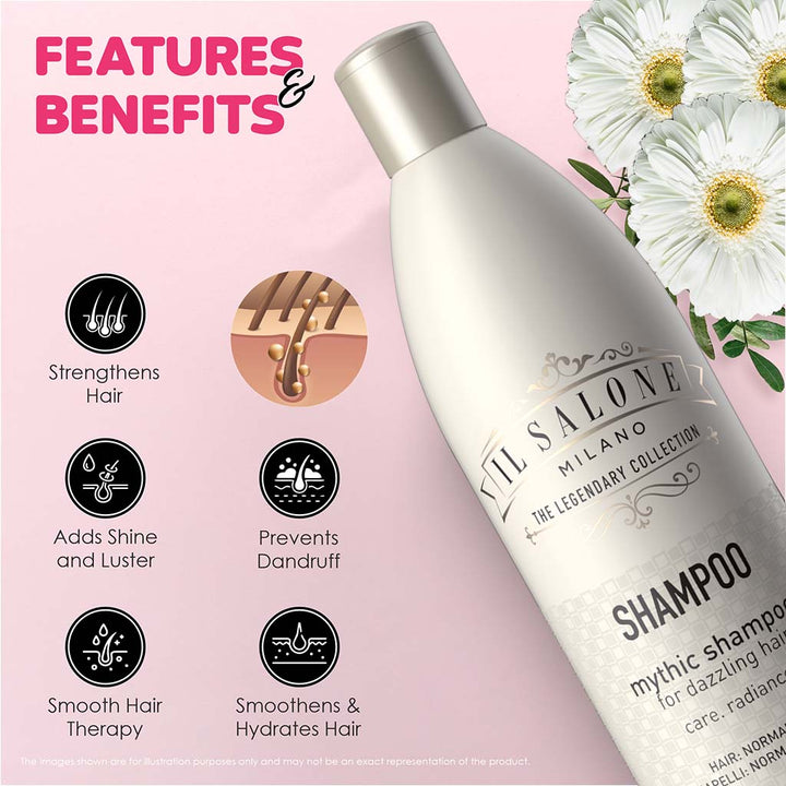 Alfaparf IL Salone Milano Mythic Protein Shampoo For Normal & Dry Hair 500ml - Easy Pharmacy LLC