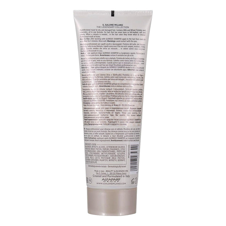 Alfaparf IL Salone Milano Maschera Supreme Mask For Dry Damaged Hair 250ml - Easy Pharmacy LLC