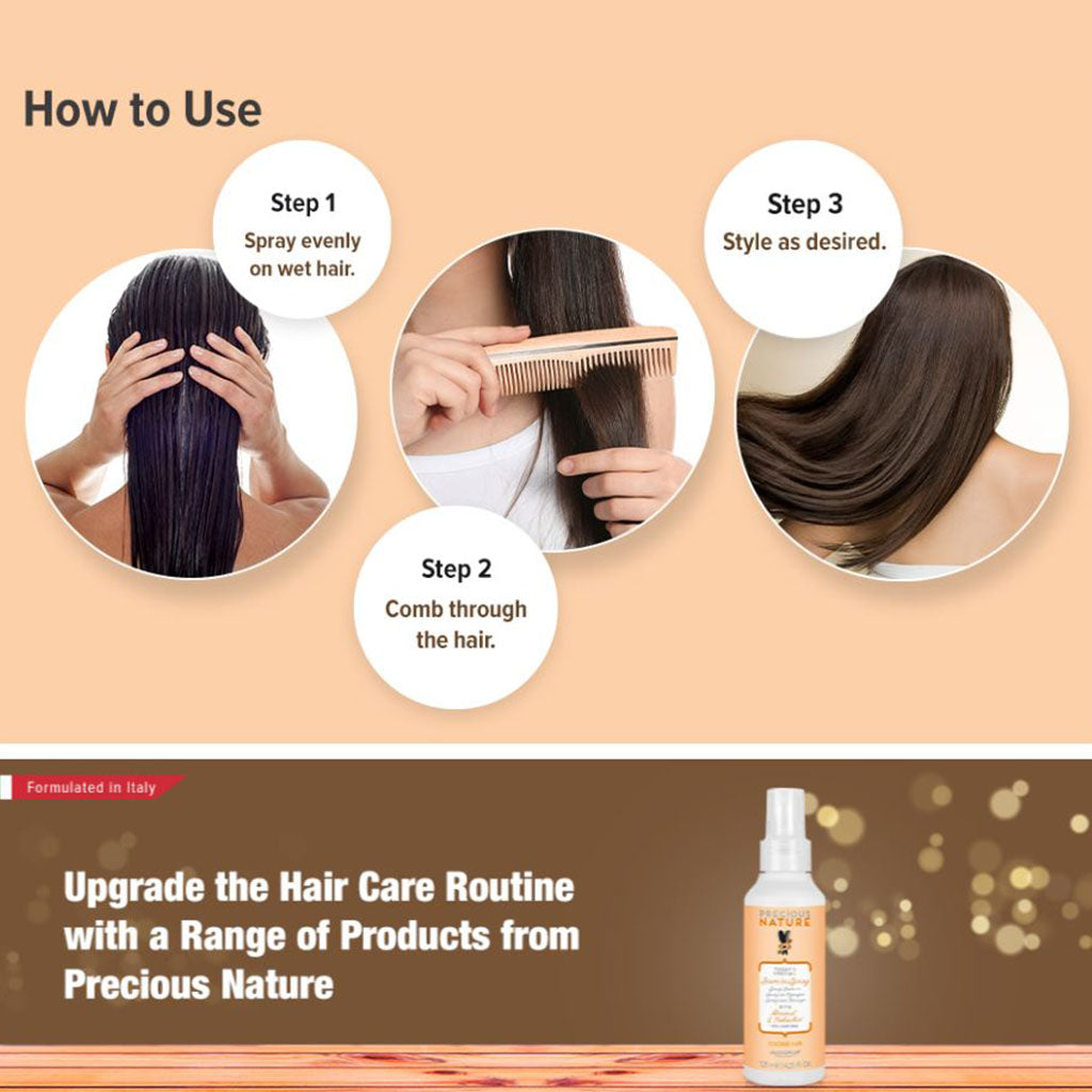 Alfaparf Milano Precious Nature Leave-In Spray For Colored Hair With Almond & Pistachio 125ml - Easy Pharmacy LLC