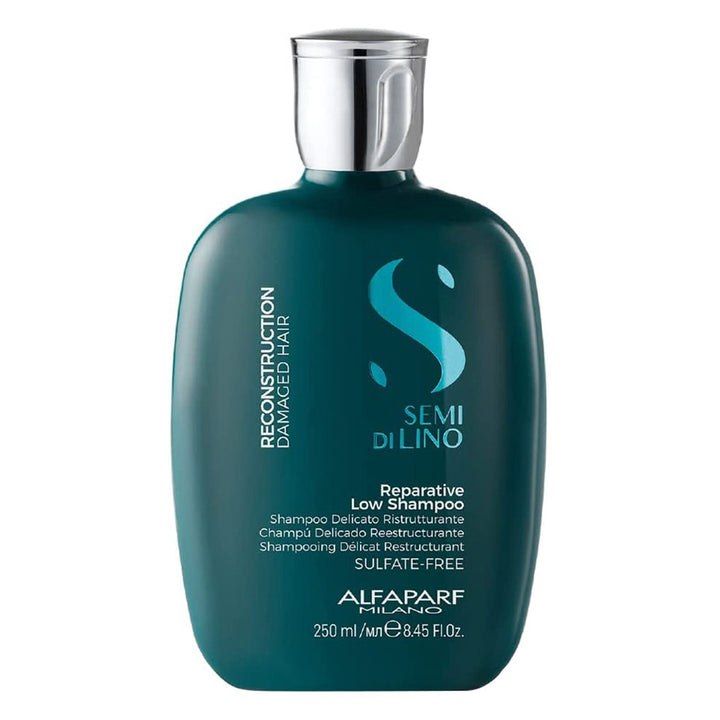 Alfaparf Milano Semi Di Lino Reconstruction Reparative Sulfate Free Low Shampoo, Professional Reconstruction Treatment For Damaged Hair 250ml - Easy Pharmacy LLC