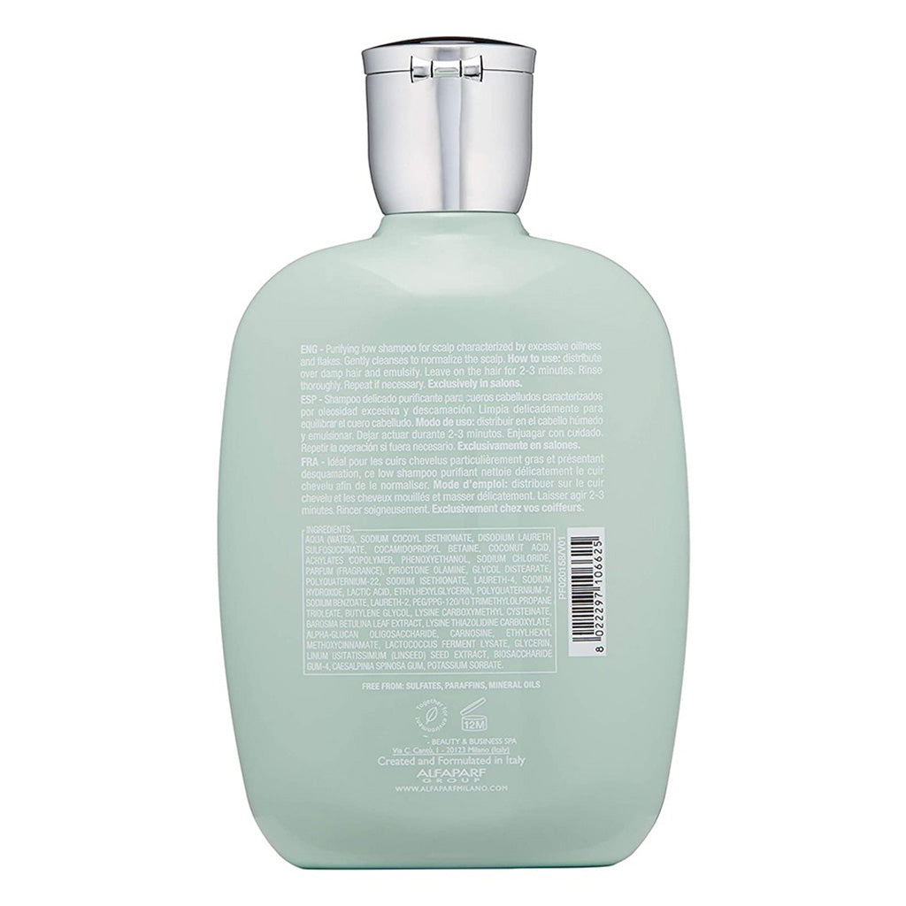 Alfaparf Milano Semi Di Lino Scalp Rebalance Purifying Low Shampoo For Dry Scalp 250ml - Easy Pharmacy LLC