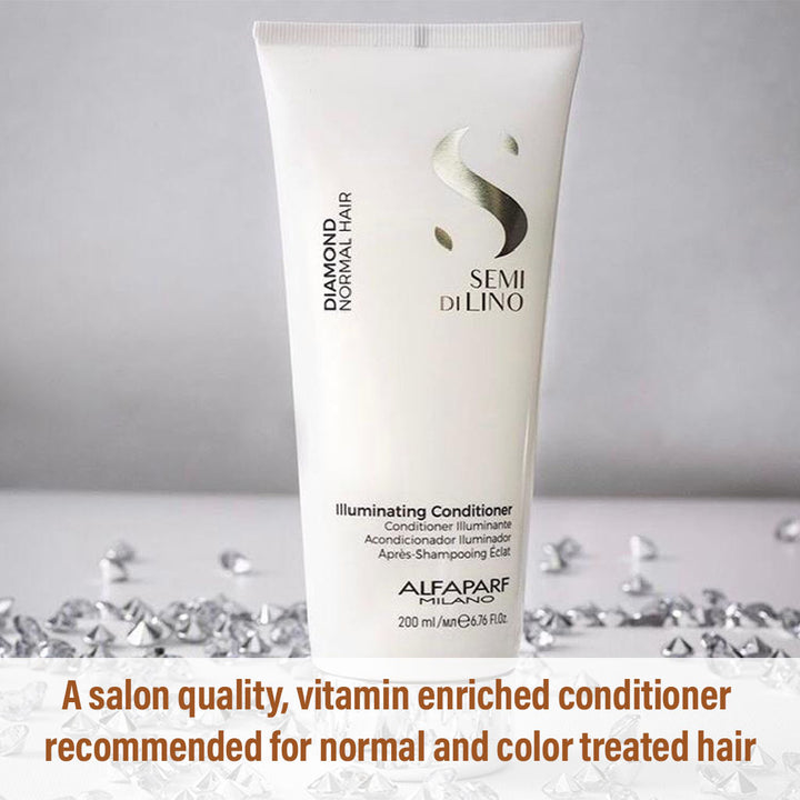 Alfaparf Milano Semi Di Lino Diamond Illuminating Conditioner 200ml - Easy Pharmacy LLC