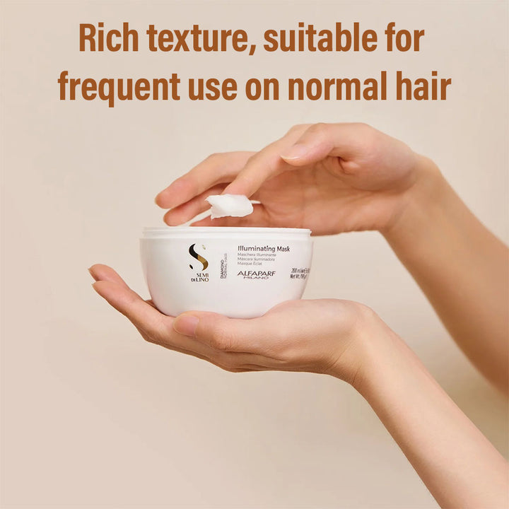 Alfaparf Milano Semi Di Lino Diamond Illuminating Hair Mask For Normal Hair 200ml - Easy Pharmacy LLC