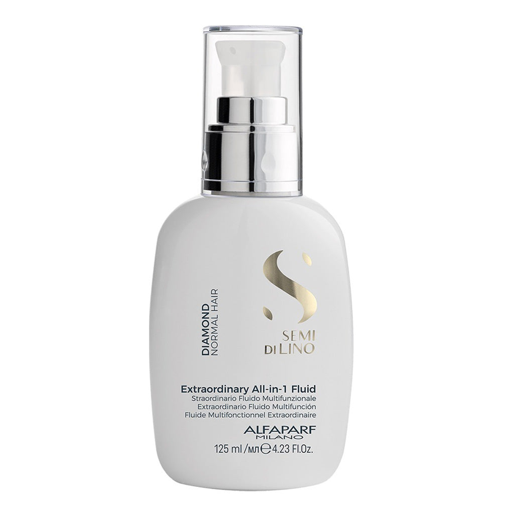 Alfaparf Milano Semi Di Lino Diamond Extraordinary All-In-One Leave-In Fluid With Thermal Protection For Normal Hair 125ml - Easy Pharmacy LLC