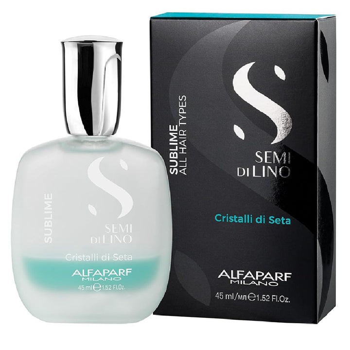 Alfaparf Milano Semi Di Lino Sublime Cristalli Di Seta Bi-Phase Smoothing Hair Serum For Fine Hair 45ml - Easy Pharmacy LLC