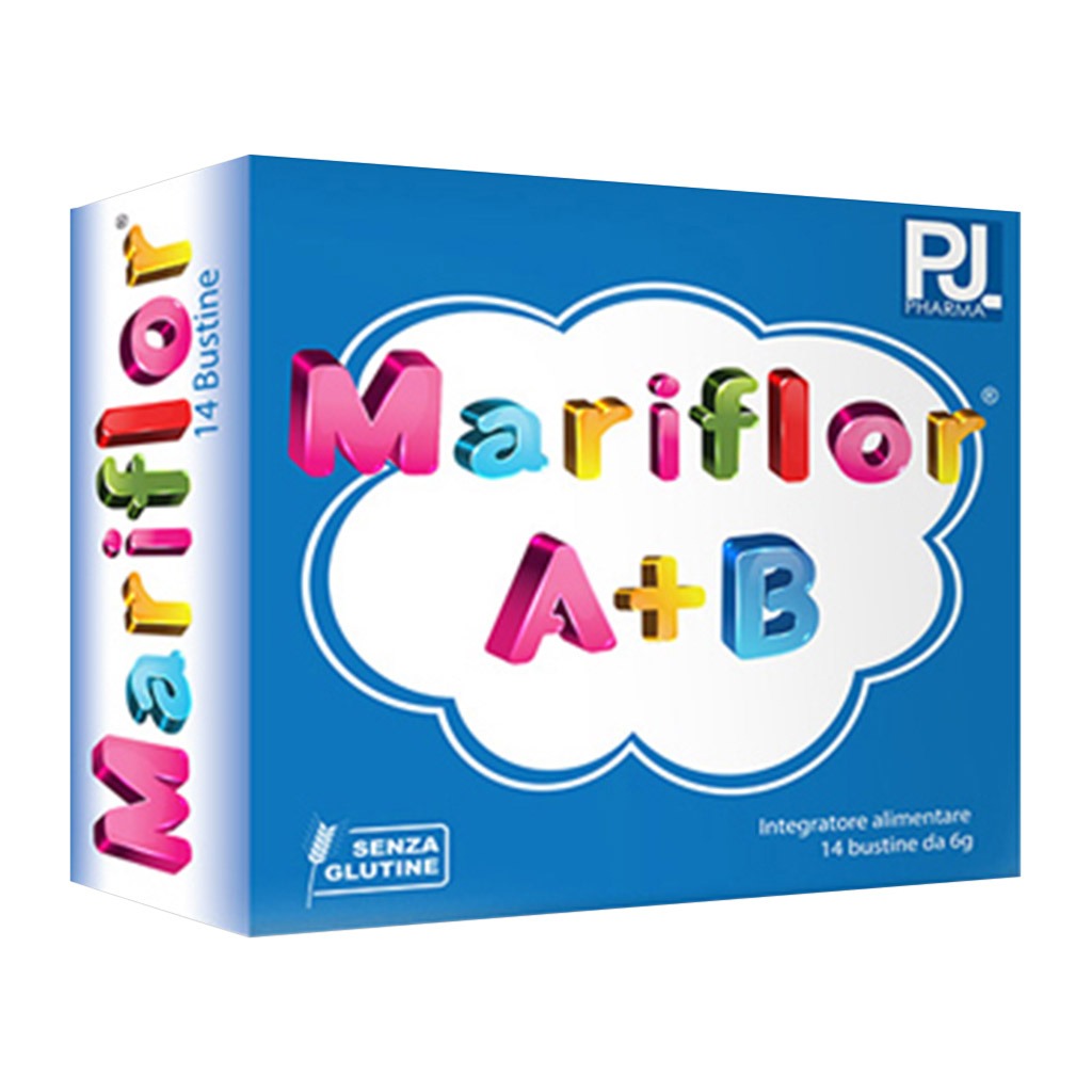 Mariflor A+B Kids Multivitamin, Minerals, Antoixidants and Probiotics Oral Powder Supplement Sachets 6g, Pack of 14's - Easy Pharmacy LLC