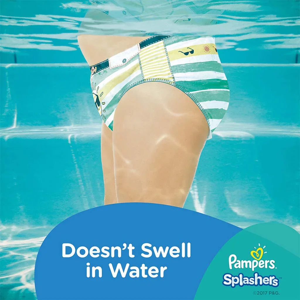 Pampers Splashers Baby Swim Pants, Size 4 To 5, 9-15Kg, Pack of 11's - Easy Pharmacy LLC