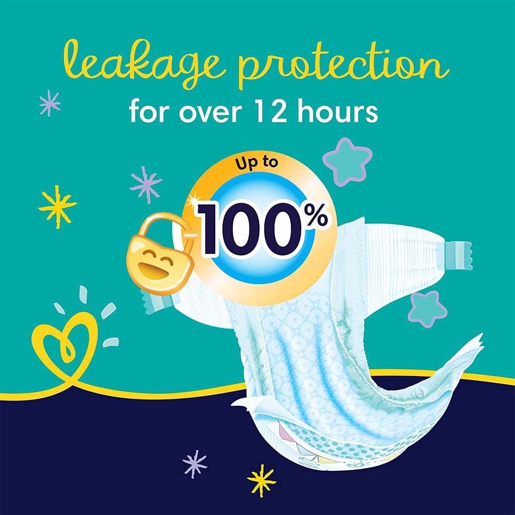 Pampers Baby-Dry Night Baby Diapers, Size 5, 12-17Kg, Pack of 88's - Easy Pharmacy LLC