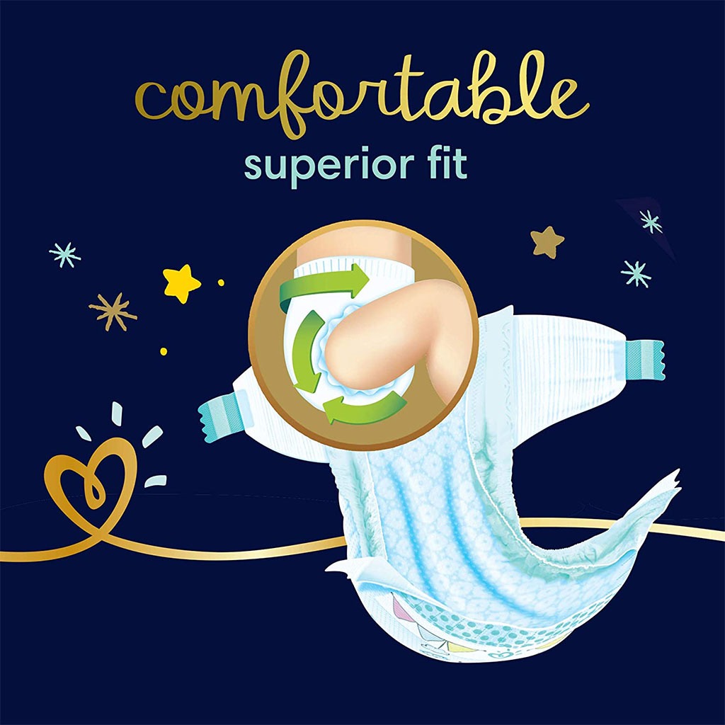 Pampers Premium Care Night Baby Diapers, Size 6, 14+Kg, Pack of 30's - Easy Pharmacy LLC