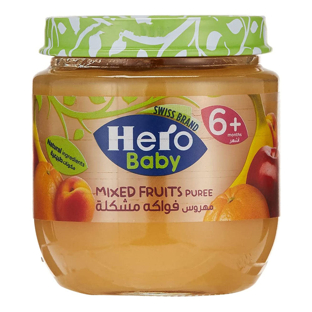 Hero Baby 6+ Months Mixed Fruits Puree 125 g - Easy Pharmacy LLC